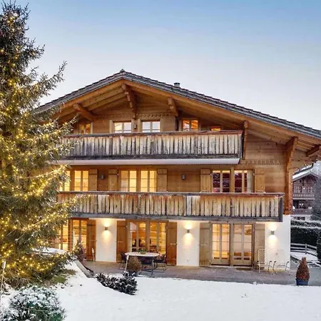 Saanen Serenity Spacious 4 Bed, 5 Bath Chalet Шале *